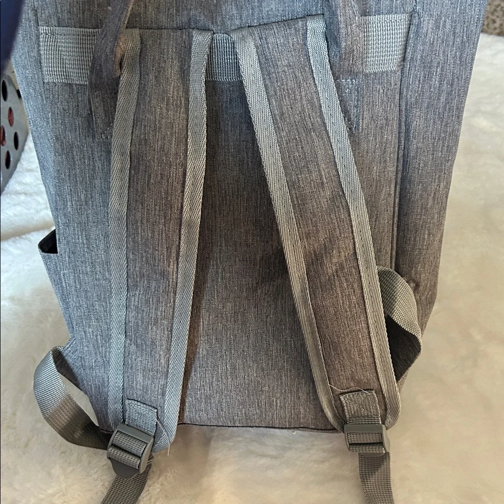 Elegant Gray Women's Baby Bag - Picture 4 of 6